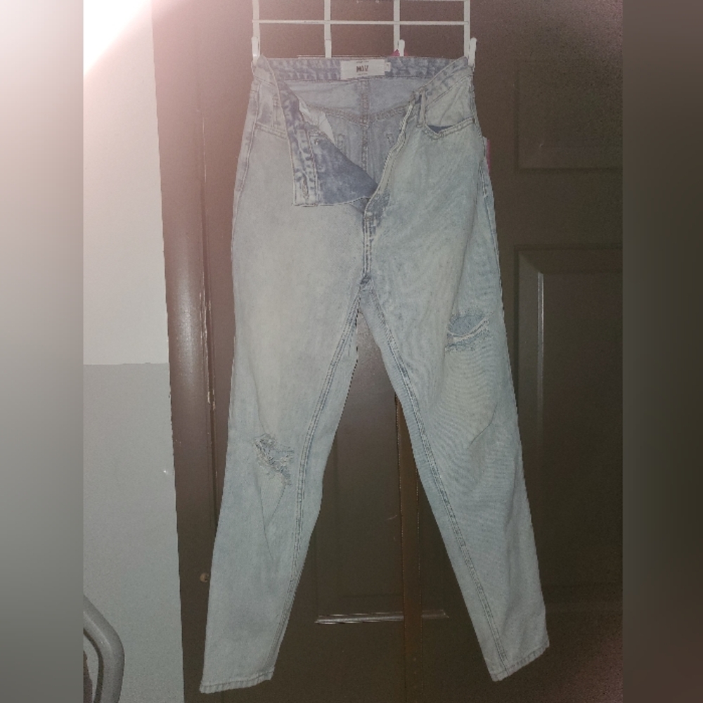 Refuge Denim Sky Blue Mom Jeans
